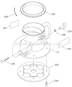 Page A Diagram and Parts List for 75361 Type 2 Black and Decker Router